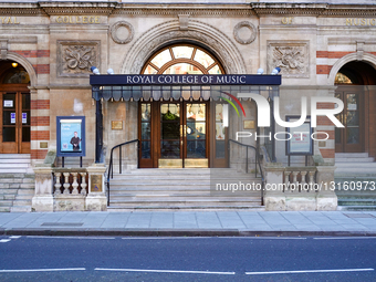 The Royal College Of Music Facade In London South Kensington