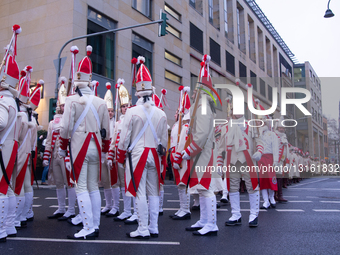 March To The Hofburg As A Part Of  Opening Of 2026 Traditional Carnival In Cologne