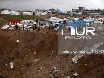 Aftermath Of Israeli Airstrike in Gaza, Palestine