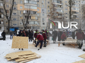 Response effort to Russian attack on Kyiv.