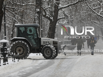 Heavy Snowfall In Krakow