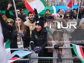 Iranians In London In Solidarity With Iran Protesters At The Iranian Embassy In London