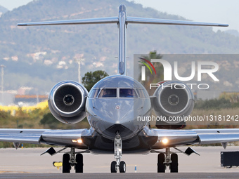 Diverse Aircraft On The Take Off Runway