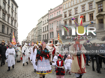 Procession Of The Three Kings In Krakow