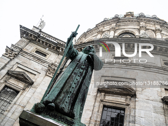 Statue Of Hans Egede In Denmark