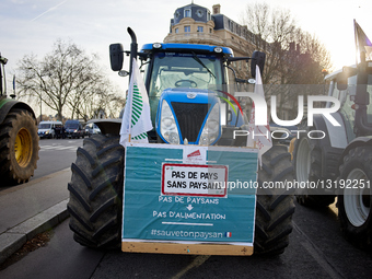 Farmers Protest In Paris, France