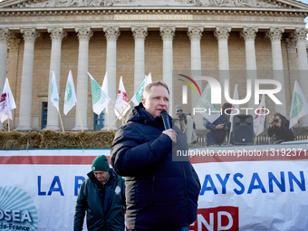 Farmers Protest In Paris, France