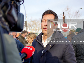 Farmers Protest In Paris, France