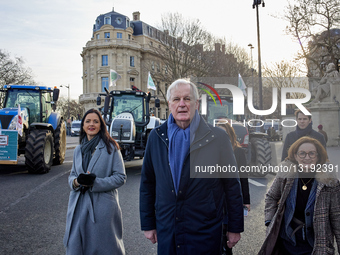 Farmers Protest In Paris, France