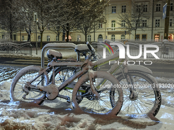 Daily Life In Krakow During Winter