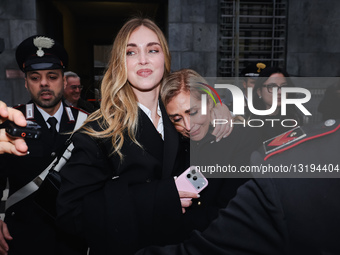 Chiara Ferragni Leaves The Courthouse After Being Acquitted Of Aggravated Fraud In The Pandoro Gate Trial In Milan