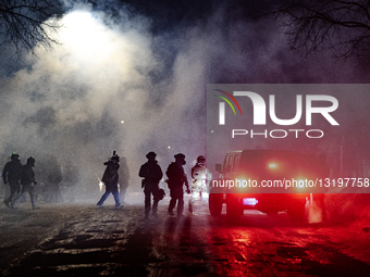 Federal Agents Clash With Demonstrators After Immigration Raids