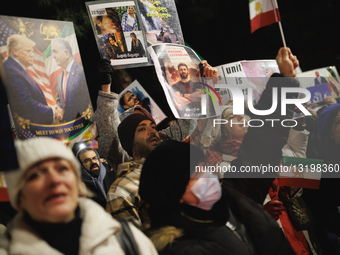 Demonstration Of Support For The Iranian People In Tbilisi, Georgia