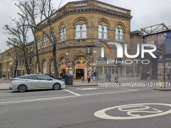 Camden Road Overground Station In London