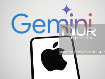 Photographic Illustrations Of The Apple-Google Agreement For The Integration Of Gemini