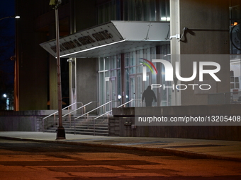 Authorities Work Scene Of Reported Bomb Threat At Rodino Federal Building