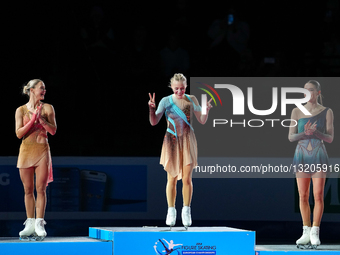 ISU European Figure Skating Championships 2026 - Day 3 Women‘s Medal Ceremony