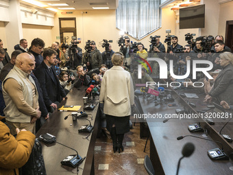 Yulia Tymoshenko Attends A Court Hearing In Kyiv
