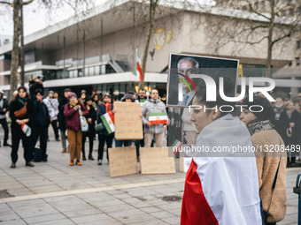 Rally In Support Of The Iranian People In Rennes
