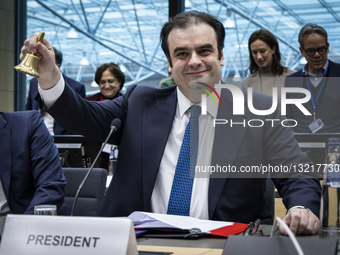 Eurogroup Meeting In Brussels