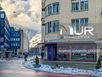 Swisscom Storefront With Signage In Chur
