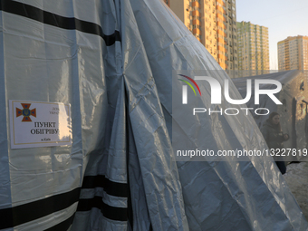 SES deploys mobile heating point in Voskresenka.