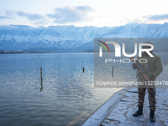 Sunny Weather After Heavy Snowfall In Kashmir, India