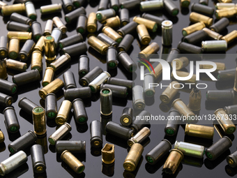 Spent Cartridge Cases Collected After New Year’s Eve Celebrations