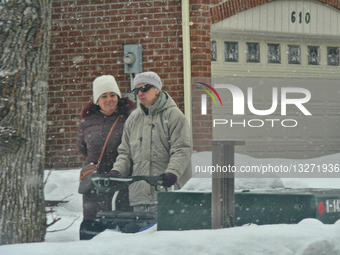 Snow Flurries In Toronto