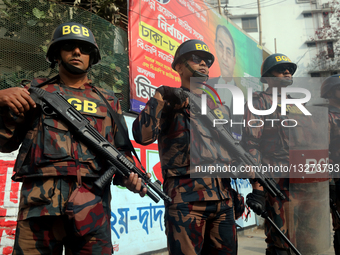 BGB Working In The Field With Special Security