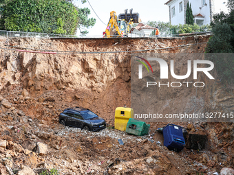 Depression "Leonardo" Hits Estoril, Cascais Portugal