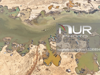 Sand & Stone Extraction Fleet In Bangladesh