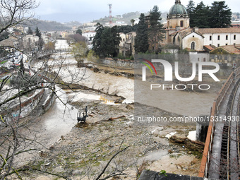 Heavy Floods And Landslides Hit Cosenza Following Severe Weather