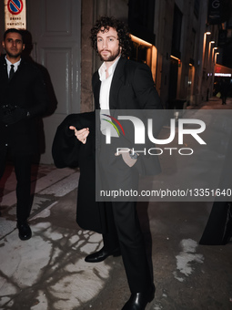 Celebrity Arrivals At LA28 OMEGA Party During The XXV Winter Olympic Games Milano Cortina 2026 In Milan