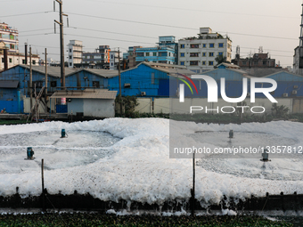 Rising Pollution Evident As Foam Builds Up At Water Refinery Plant