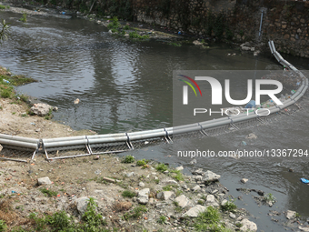 Trash Barriers Installed In Kathmandu Rivers To Boost Bagmati Clean-Up Efforts