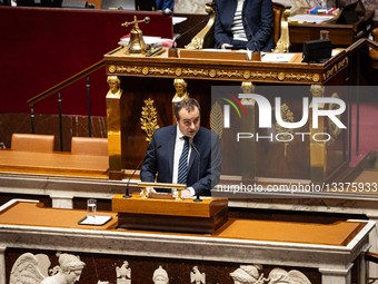 Debate And Vote On The Motion Of No Confidence At The National Assembly, In Paris