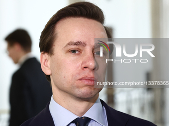 Polish Foreign Affairs Minister Radoslaw Sikorski Expose In Polish Parliament