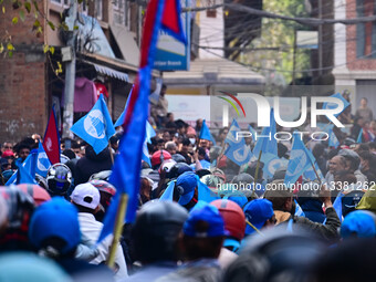 Balendra Shah Campaigns Across Kathmandu Valley Ahead Of Nepal General Elections