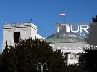 Sejm Building In Warsaw