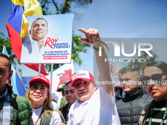 Pre-Presidential Candidate Roy Barreras Closure Event For Candidates For Congress