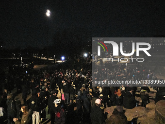 Protest Against The Night-Time Closure Of The Görlitzer Park In Berlin