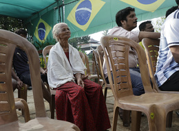 World Cup Fans At Kerala's House Of Brazil In Mekkad Village Near Kochi-Kerala