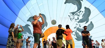 Gallery cover photo: The Town Of Annonay Celebrates The First Balloon Flight On June 4, 1783