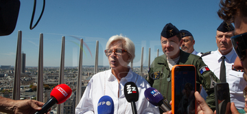 Gallery cover photo: Minister Of The Armed Forces Catherine Vautrin Attends The Rehearsal For The July 14, 2026, Military Air Parade, Alongside Several Generals.