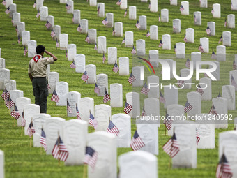 Memorial Day At The Los Angeles National Cemetery