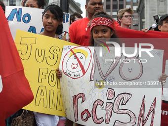 Protest Against Donald Trump In Cleveland