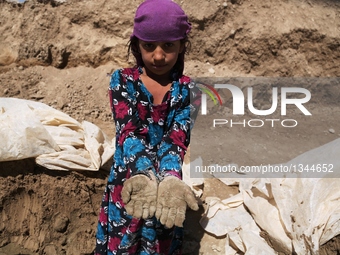 Afghan Children Work At A Brick Factory In Kabul