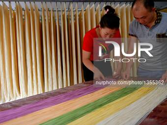 Colored Vegetable Noodles Made In Zhongcunba, China
