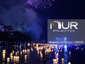 A Traditional Lantern Fair In Ziyuan County, China